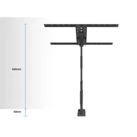 MULTIBRACKETS 7350022736184 M VESA Flexarm Thin 37-55" fekete 30 kg 200x200,400x200,300x300,400x400,600x400 #7