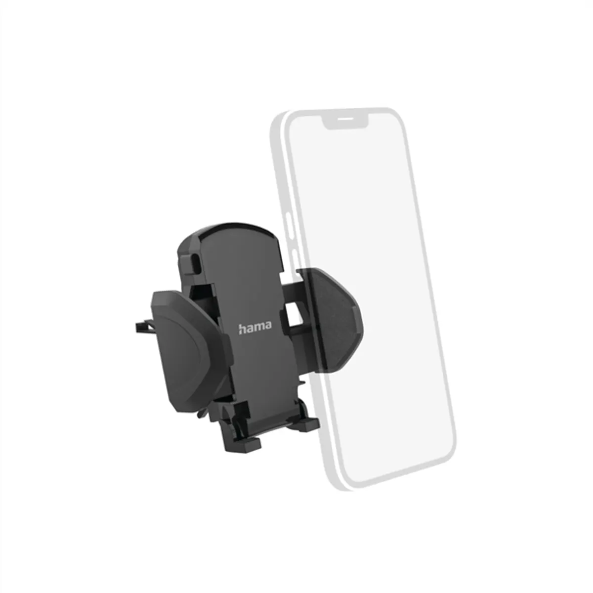 HAMA 00201519 FIC univerzális autós mobiltartó 4,5-9 cm széles telefonokhoz ragasztás és fúrás nélkül #1