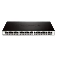 DLINK DGS-1210-52/E DGS-1210-52/E 52-portos, 4x SFP, Layer 2, 1Gb fiber, rack-be szerelhető, menedzselhető #1
