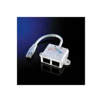 ROLINE 21.99.3050 RJ45 Y-elosztó árnyékolt STP cat5e fehér Vég1 RJ45 férfi Vég2 2x RJ45 női