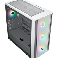 Cooler Master MB600-WGNN-S00 MasterBox 600 fehér edzett üveg ARGB 3x140mm elülső #2