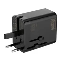 NEWELL NL3821 GaN utazó töltő 65W 2x USB-C 1x USB-A kivehető dugók 100-240V #4