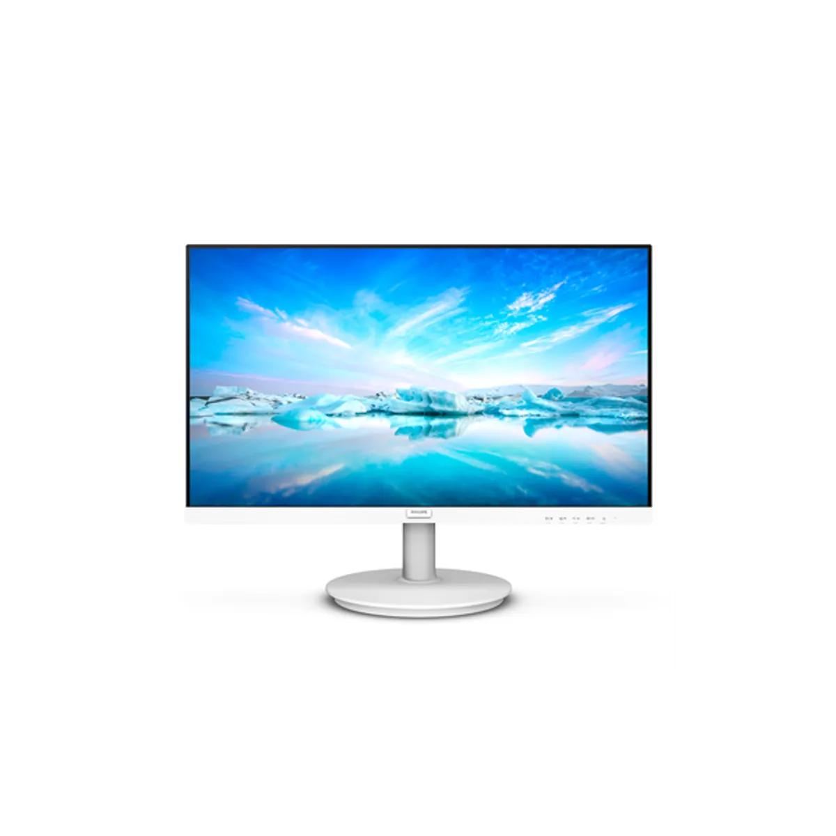 Phi Mon 241V8AW/00 Philips 23.8" IPS FHD monitor 75 Hz 4 ms HDMI D-Sub fehér VESA 100x100 beépített hangszóró #8