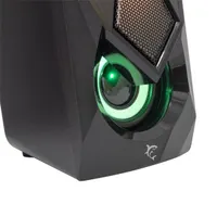 WHITESHARK GSP-619 Beat RGB 2.0 csatornás, 6W USB táp, 3,5 mm jack, RGB LED fekete #3