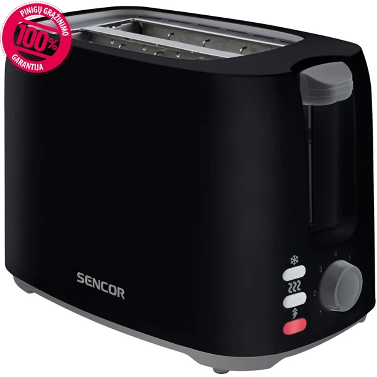 SENCOR STS 2607BK Kenyérpirító 750 W 2 szeletes #1