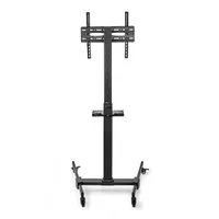 Nedis TVSM5100BK állvány 32"-55" max 35 kg, 4 kerék, állítható magasság 1160-1510 mm, dőlésszög +10/-10, VESA 100x100 200x100 200x200 300x200 300x300 400x200 400x300 400x400 #2