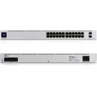 UBIQUITI USW-24 UniFi Layer 2 kapcsoló 24x GbE RJ45 portok és 2x SFP rackbe szerelhető #1