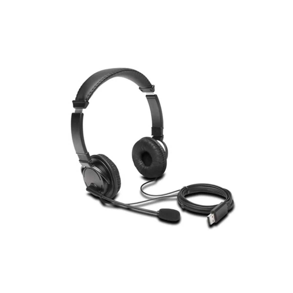 Kensington K97601WW USB A fejhallgató mikrofonnal 40 mm hangszórók passzív zajszűrő mikrofon 1,8 m USB kábel 94 dB-re korlátozott hangerő Windows Mac #3