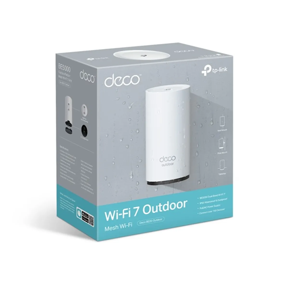 TP-LINK DECO BE25-OUTDOOR 1PACK BE25 2,4 GHz és 5 GHz 3600 Mbit 802.11b 802.11g 802.11n 802.11ac 802.11ax 802.11be Repeater Bridge #3