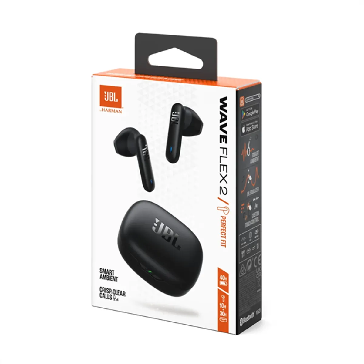 JBL JBLWFLEX2BLK Wave Flex 2 fülhallgató fekete #8