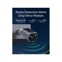 Anker T88943W1 eufyCam S3 Pro 4K rendszer HomeBase S380 vezérlővel napelemes, 16GB EMMC, AI arcfelismerés Face Human Vehicle Pet radar és PIR 135° #4