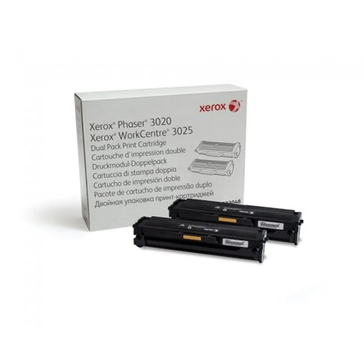 XEROX 106R03048 Phaser 3020 WorkCentre 3025 toner 2x1500 oldal fekete kompatibilitás: Phaser 3020, WorkCentre 3025 #1