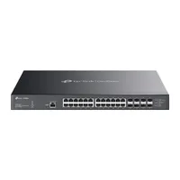TP-LINK SX3832MPP Omada Layer 2 24 10G RJ45 és 8 SFP PoE rackbe szerelhető