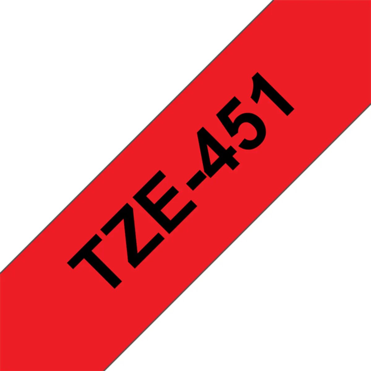 BROTHER TZE451 TZE451 laminált szalag piros alapon fekete 24mm x 8m #1
