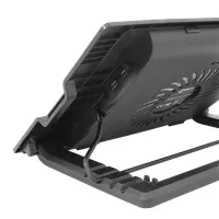 SBOX CP-12 Notebook hűtőpad 17.3" 130x130x15 mm fan 800-1200 RPM 53 CFM 15 dBA USB hub 2.0 2 USB portok fekete #4