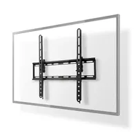 NEDIS TVWM1131BK dönthető fali TV-tartókonzol 23"-55" VESA 100x100 200x200 400x400 12° dőlésszög max 35 kg acél