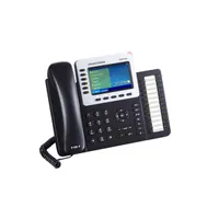 Grandstream GXP2160 IP Enterprise telefon 4.3" LCD 6 soros 24 BLF Kihangosítás SIP Hívószám kijelzés Hívás időtartam kijelzés fekete-szürke