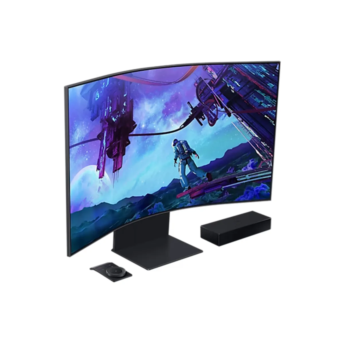 SMG MON LS55CG970NUXDU játékmonitor 55" UHD 3840x2160 165 Hz VA 1000R HDR 1 ms HDMI DP USB beépített hangszóró #7