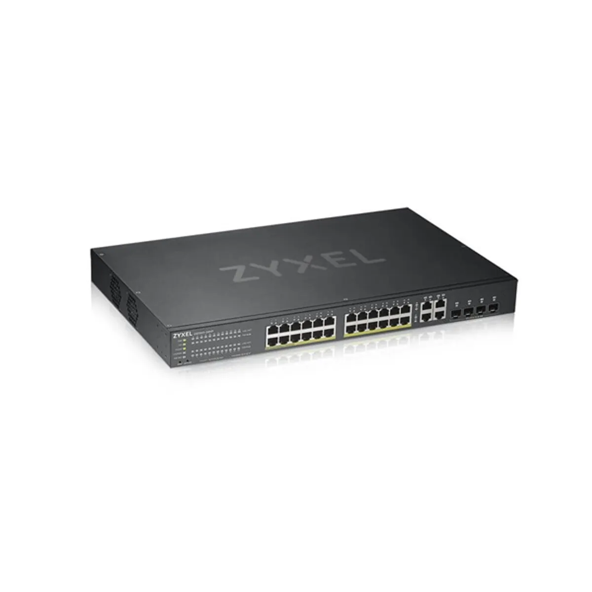 ZYXEL GS1920-24HPV2-EU0101F GS1920-24HPV2 28-portos 24x PoE RJ45 és 4x GbE SFP, 375W PoE, Layer 2, rack #1