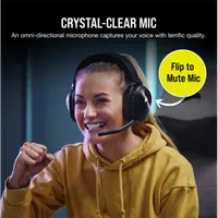 CORSAIR CA-9011280-EU HS55 Wireless Gaming Headset 7.1 térhatású 2,4 GHz Bluetooth Carbon #5
