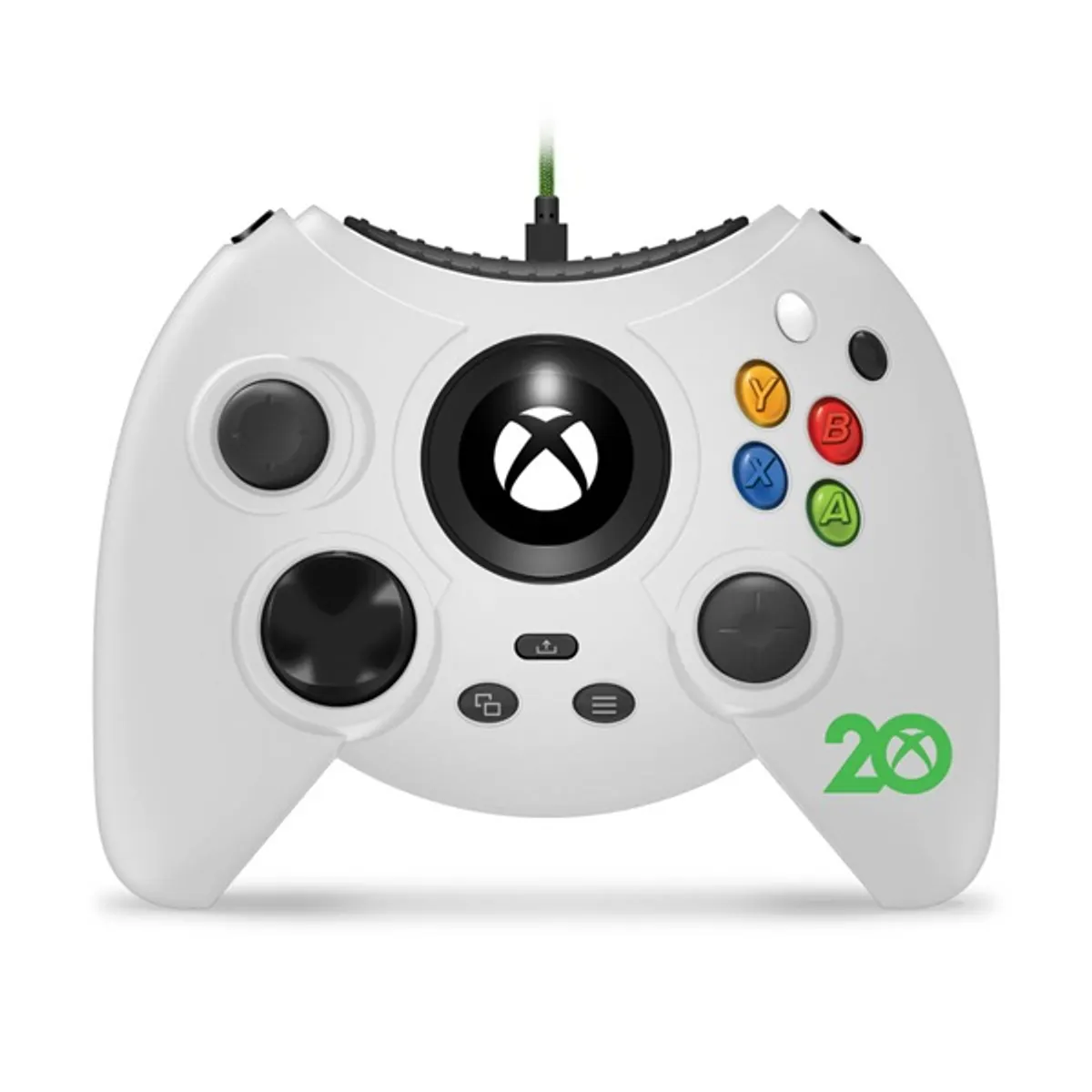 Hyperkin M02668-ANWH Duke vezetékes kontroller 20. évfordulós Xbox licencelt fehér #3