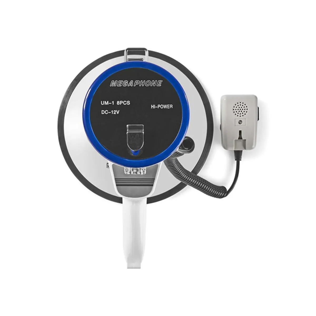 NEDIS meph200wt megafon hatótávolság 1500 m 25 W RMS beépített sziréna vállpánt levehető mikrofon #3