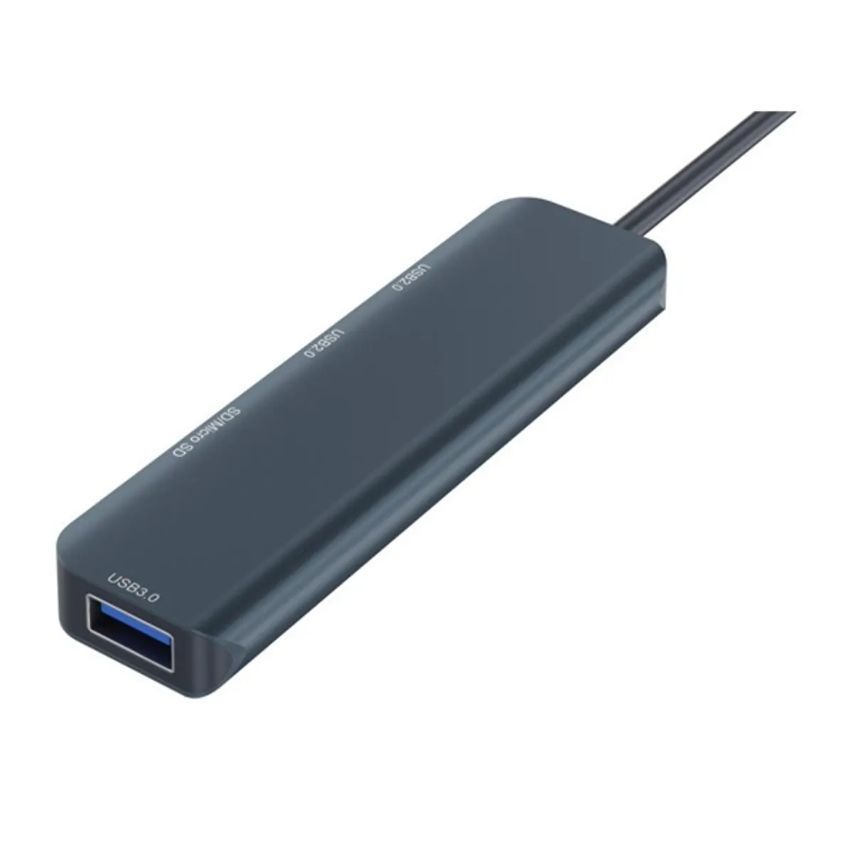 NEWELL NL3604 5 az 1-ben hub USB-C 2x USB-A 2.0 1x USB-A 3.0 SD és micro SD olvasó alumínium #3