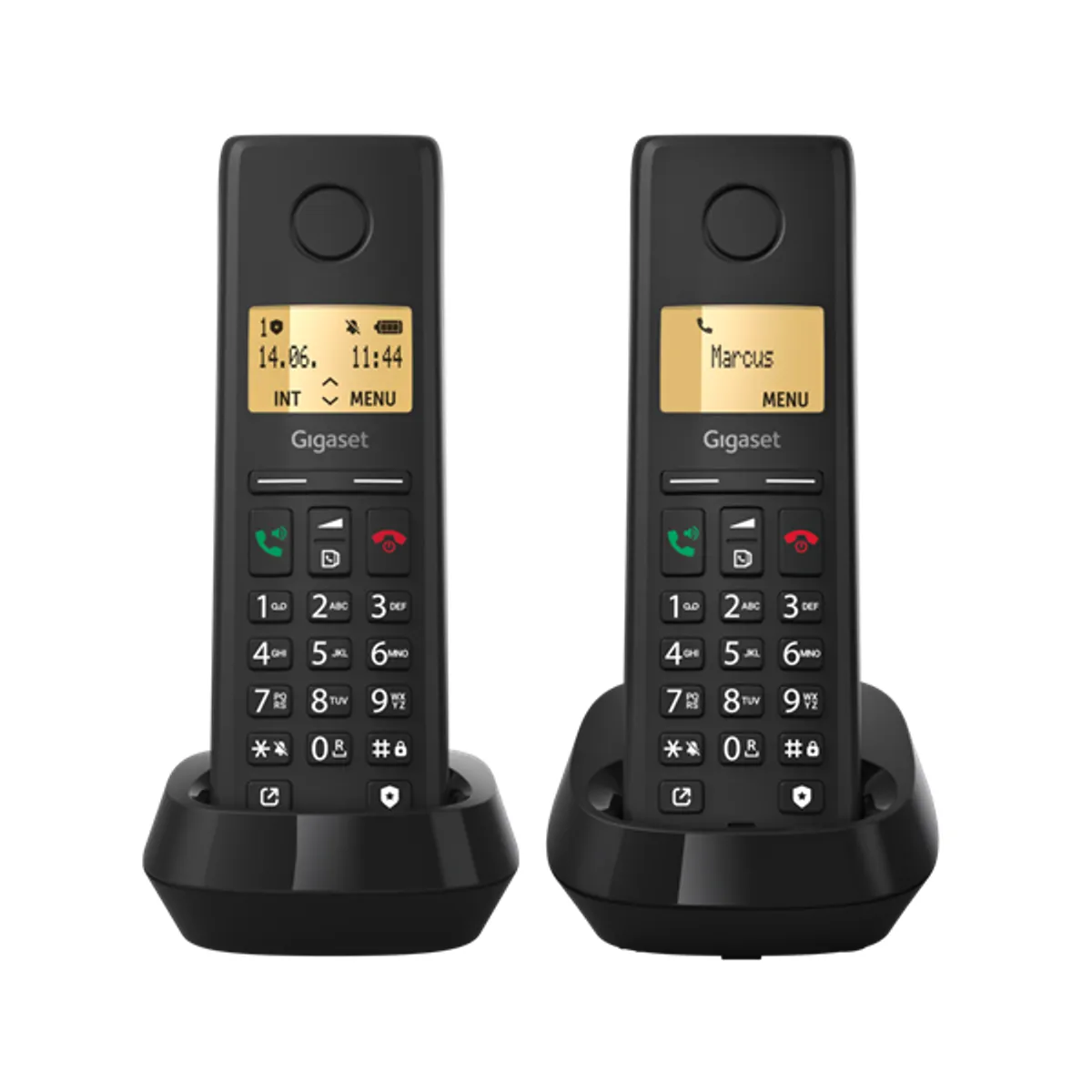 GIGASET L36852-H3106-S201 Pure 200 Duo DECT 2 kézibeszélő fekete #2