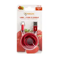 SBOX USB-TYPEC-15R usb-a to type-c kábel 1,5 m piros hálós #2