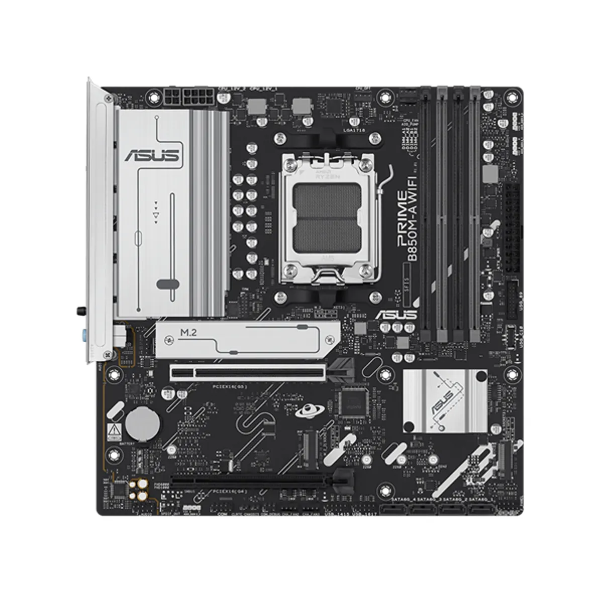 ASUS PCC PRIME B850M-A WIFI AMD AM5 mATX 4x DDR5 256 GB HDMI DisplayPort M.2 LAN 2.5Gb Wi-Fi #1