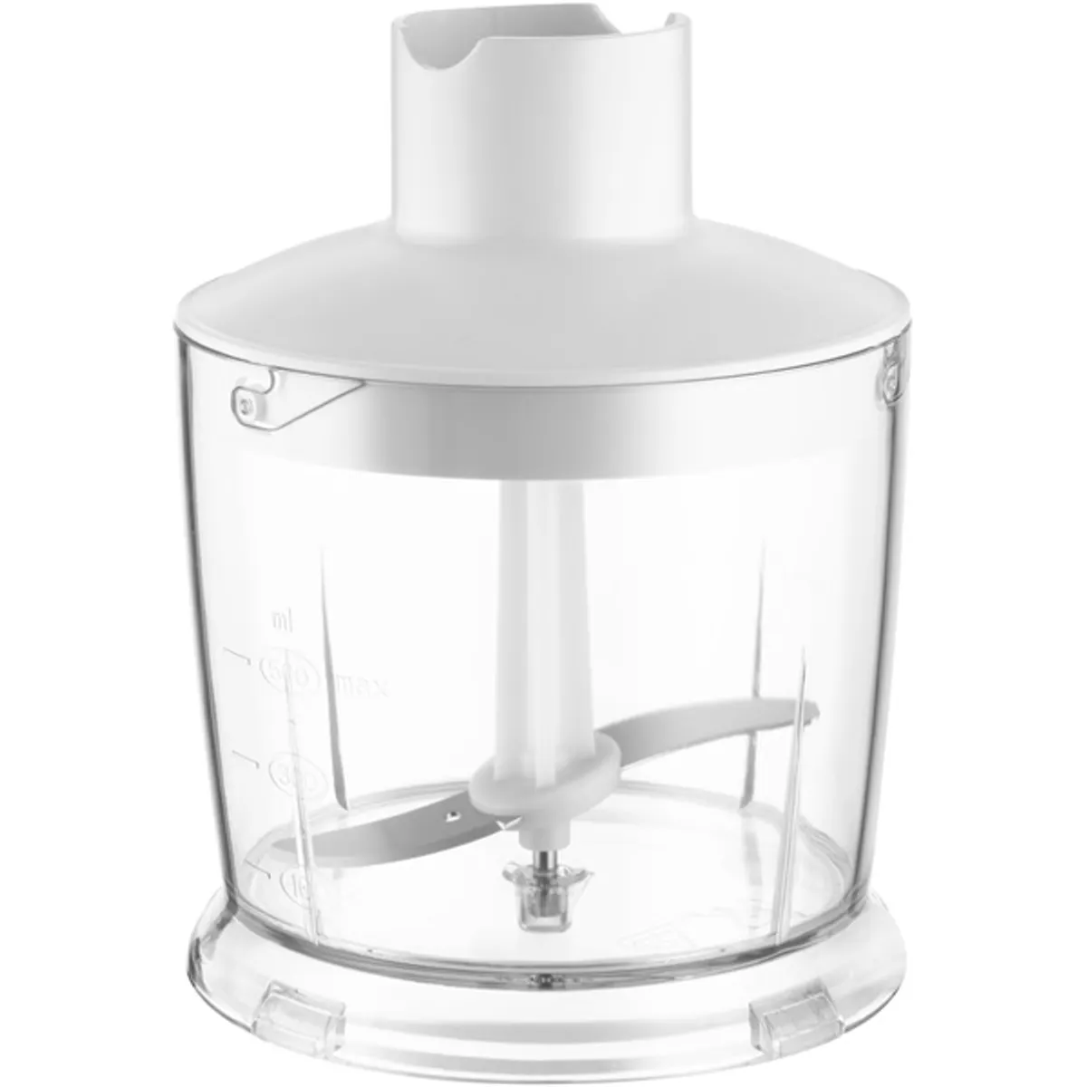 SENCOR SHB 6301WH 4 az 1-ben botmixer Titanium QuadBlade 1200 W 20 fokozat 800 ml edény 500 ml edény tejhabosító #6