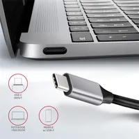 AXAGON HMC-6GL 6 az 1-ben USB-C dokkoló 3x USB 3.2 Gen1 HDMI 4K30 RJ-45 Gigabit PD #7