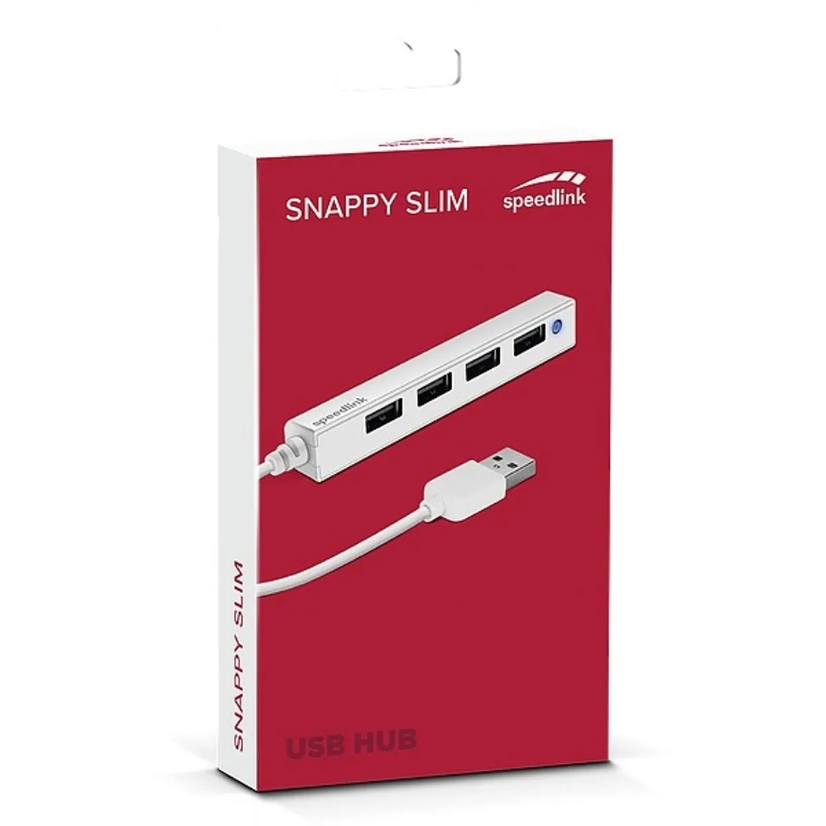 Speedlink SL-140000-WE Snappy Slim 4-portos USB 2.0 hub fehér #3