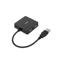 Hama 00200121 USB hub 4-port USB 2.0 480 Mbit/sec fekete #2