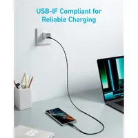 Anker A81F5G11 322 USB-C - USB-C kábel 0,9 m fekete #3