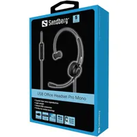 Sandberg 126-14 Usb Office Headset Pro Mono 2,1 m 30 mm mikrofon egyirányú #3