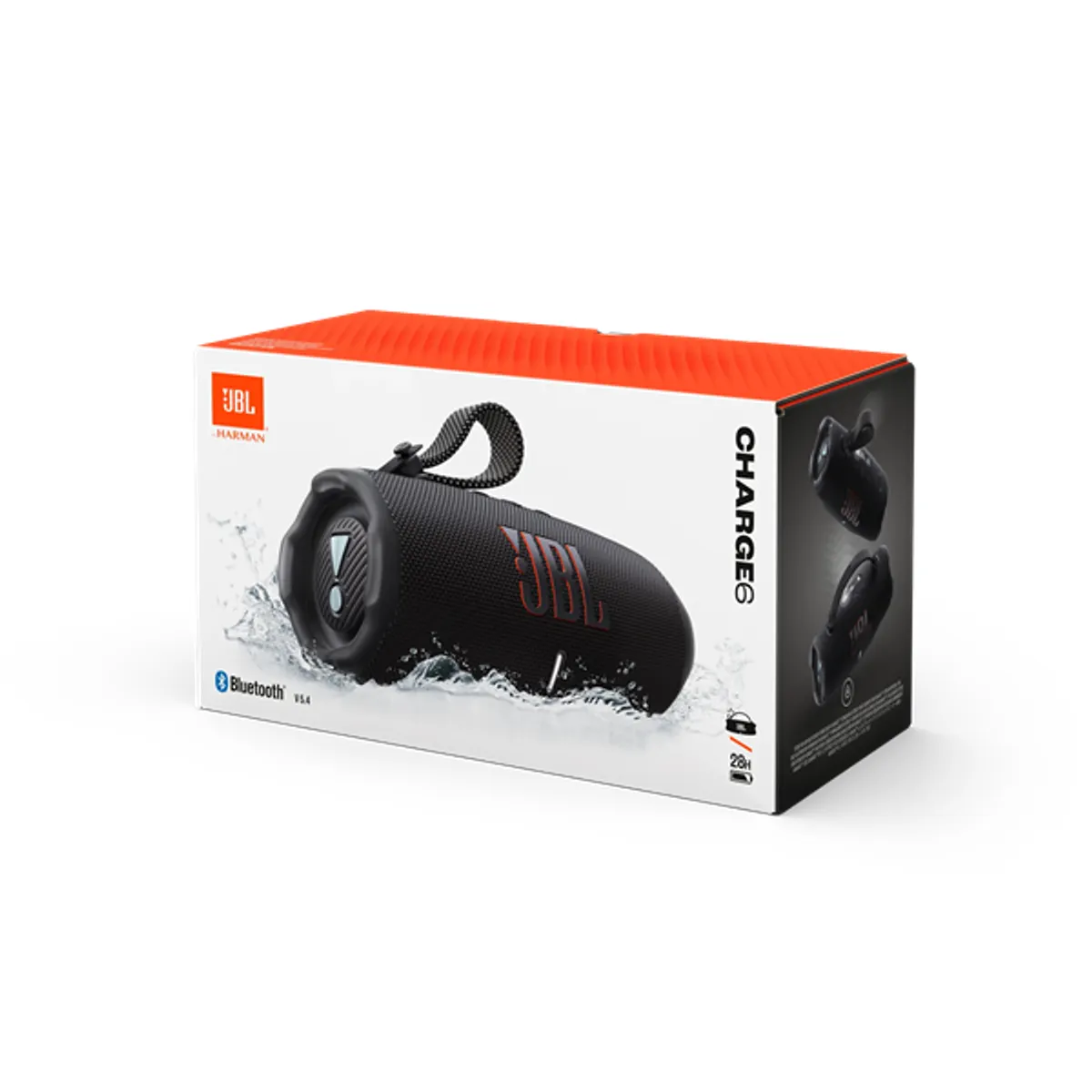 JBL JBLCHARGE6BLK Charge 6 fekete IP67 por- és vízálló Beépített powerbank Auracast Bluetooth 5.4 30 W RMS + 10 W RMS #9