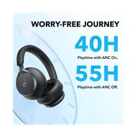 Anker A3035G11 Soundcore Space One vezeték nélküli fejhallgató mikrofonos fekete #5