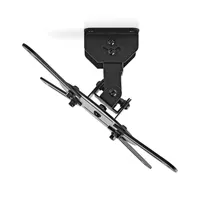 Nedis PJCM100BK projektor konzol mennyezeti forgatható 0-360 fok dönthető 90 fok 185-327 mm furatok 4 kar