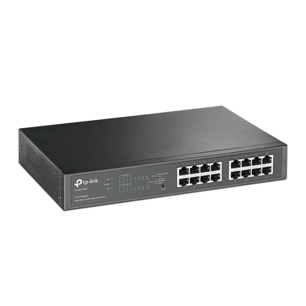 TP-LINK TL-SG1016PE 16-portos gigabites Easy Smart PoE rackbe szerelhető kapcsoló 8 PoE+ csatlakozó #1