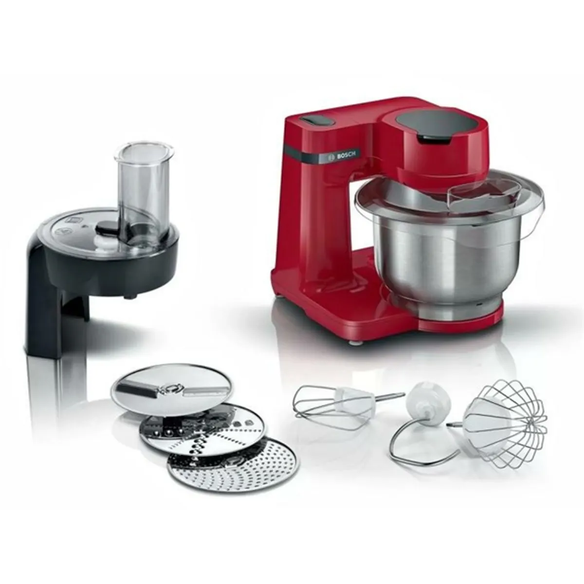 Bosch MUMS2ER01 MUM Serie 2 700 W 3,8 l piros 4 fokozat impulzusfunkció 3D PlanetaryMixing #4