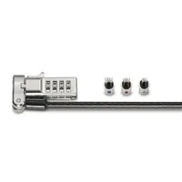Kensington K62316WW Universal 3 az 1-ben kombinációs laptopzár visszaállítható 4 számjegyű, 10 000 kombináció, 1,8 m szénacél kábel #3