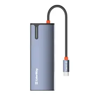 COLORWAY CW-HUB01 ötportos USB-C hub PD 100W 3x USB-A 3.0 HDMI 4K