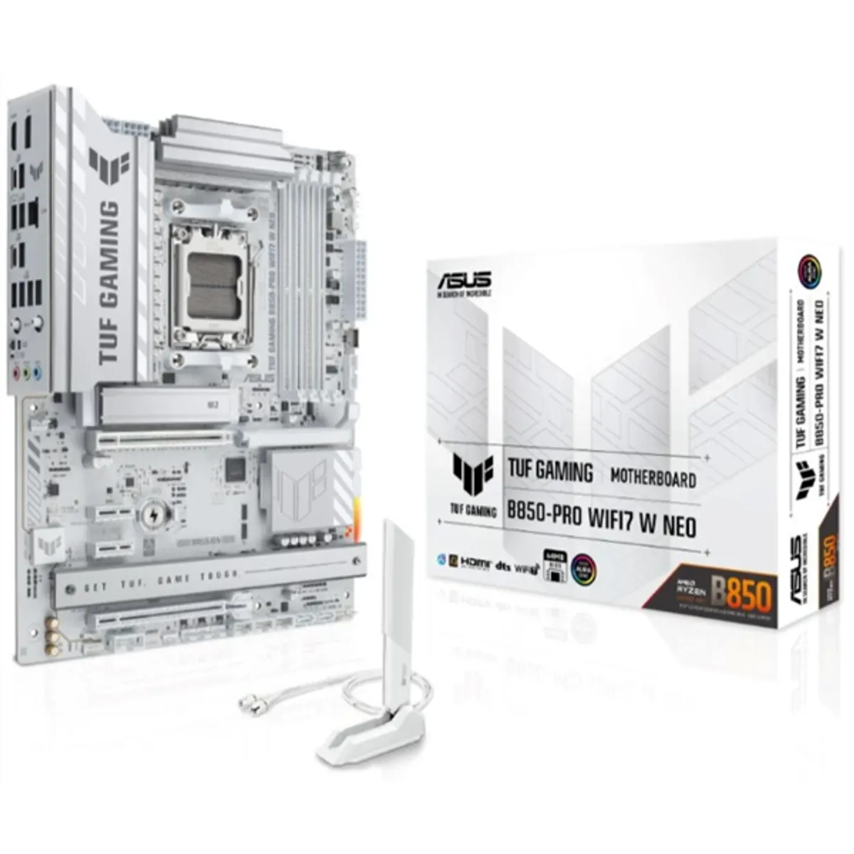ASUS PCC TUF GAMING B850-PRO WIFI7 W NEO AM5 ATX DDR5 256 GB 5200 MHz M.2 2x PCIe 16x WiFi 2.5Gbps HDMI DP #1