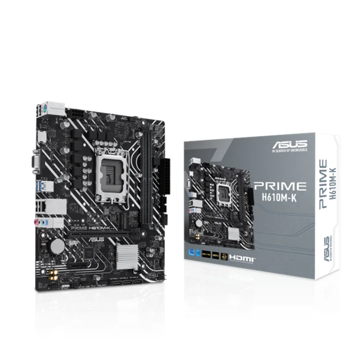 ASUS PCC PRIME H610M-K Prime H610M-K DDR5 memória 5600 MHz 2x memória foglalat mATX M.2 HDMI D-Sub Gigabit LAN #1