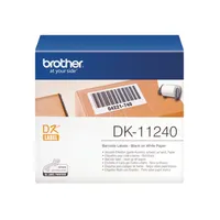 BROTHER DK11240 címke 102 x 51 mm, 600 db fehér alap fekete felirat