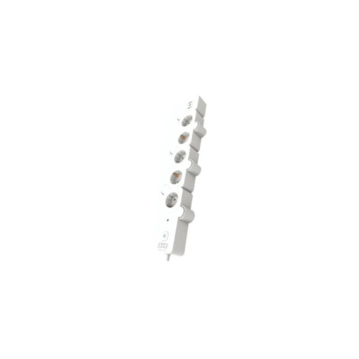 SPS SRG5-UF SRG5UF 5 aljzatú túlfeszültségvédő elosztó 2 USB-A, 1 USB-C, 1,5 m #1