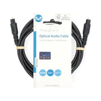 NEDIS CAGL25000BK20 optikai audio kábel TosLink dugó 2 m fekete #3