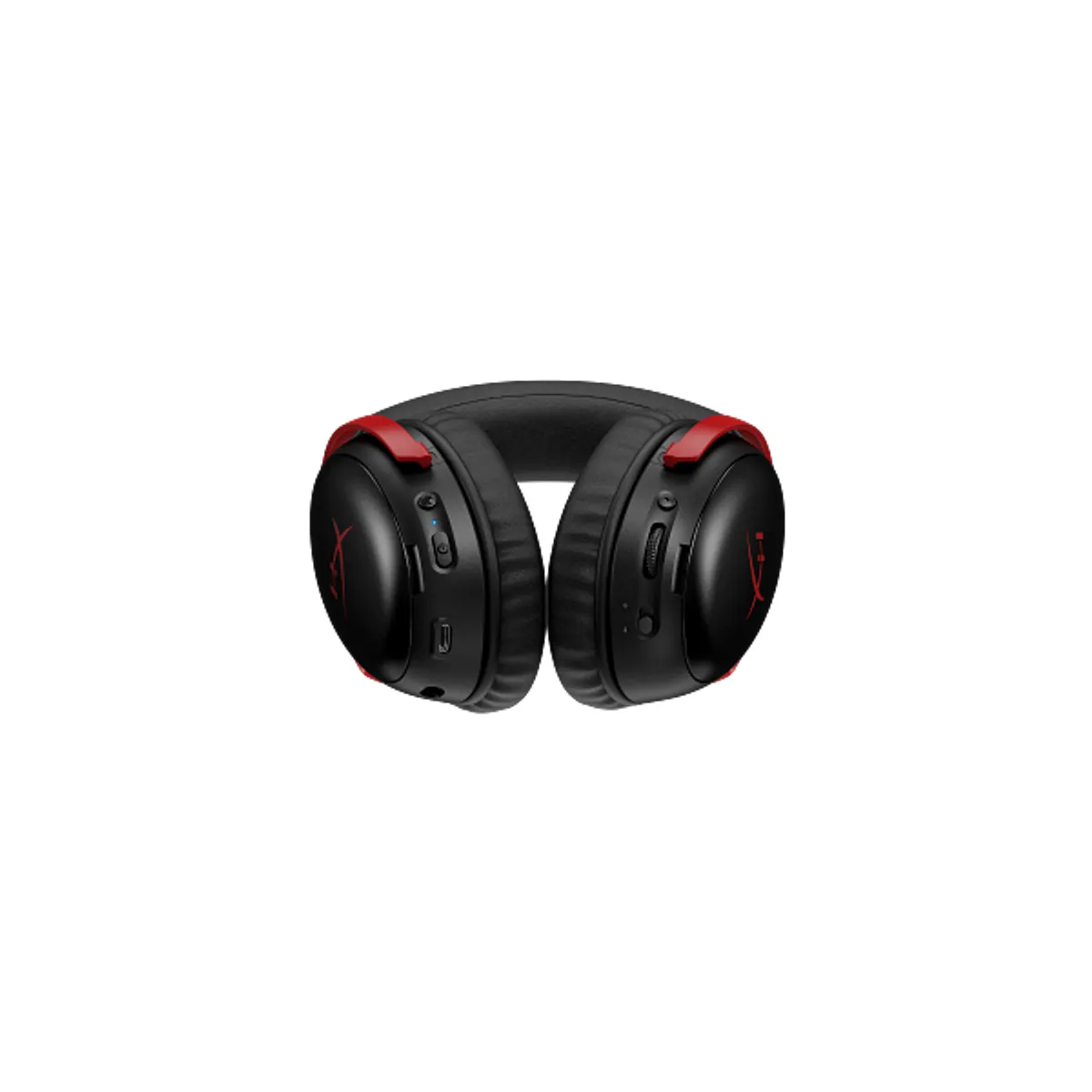 HP HYPERX A59Z0AA fejhallgató vezeték nélküli stereo mikrofonnal PC, Mac, PS5, mobileszközök fekete-piros #2