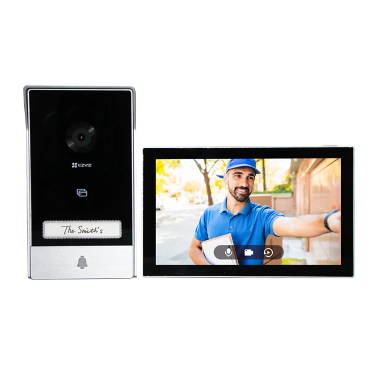 EZVIZ CSHP7-R100-1W2TFC HP7 kültéri videó kaputelefon 2MP 7" LCD WiFi microSD RFID Mifare 24VDC IP65 #1